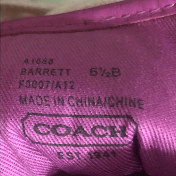 Coach Barrett Fun Rainbow Multi Colored Ladies Low Top Striped Size 6.5 - Picture 8 of 9